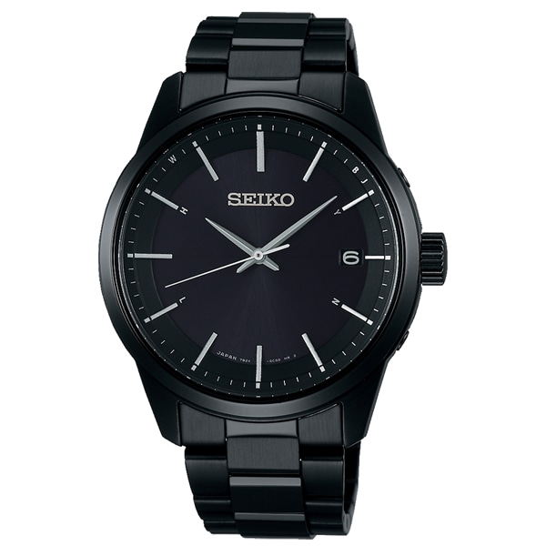 SEIKO SELECTION セイコーセレクション ソーラー 【国内正規品】 腕時計 メンズ SBTM257(ブラック): TiCTAC|腕
