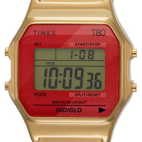 【TIMEX】Timex 80  TW2V19200 クオーツ ユニセックス Gold/Red