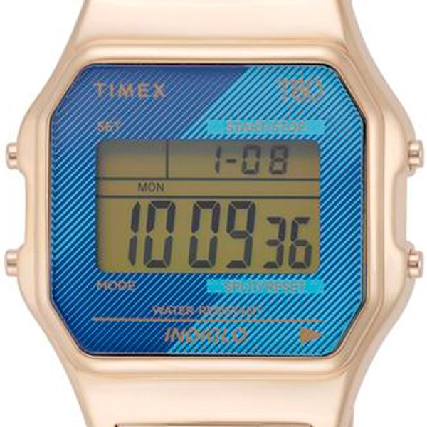 【TIMEX】Timex 80  TW2V19600 クオーツ ユニセックス Gold/Blue