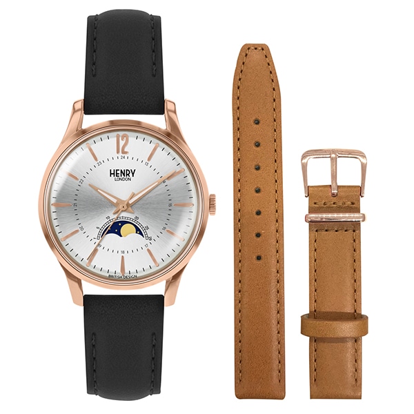 Henry London Holborn Unisex Watch Analogue Quartz Leather HL30?US 0060  並行輸入品 レディース腕時計