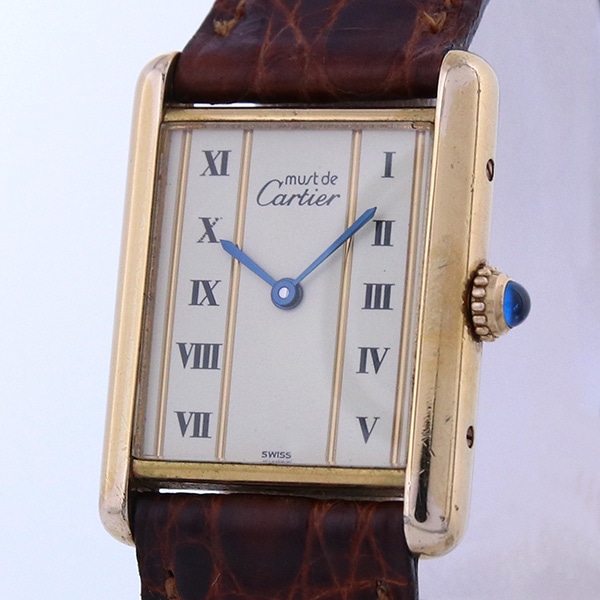 美品　カルティエ　Cartier マストタンクLM 590005 クオーツ CARTIER】ヴィンテージ カルティエ マストタンクLM 590005 中古