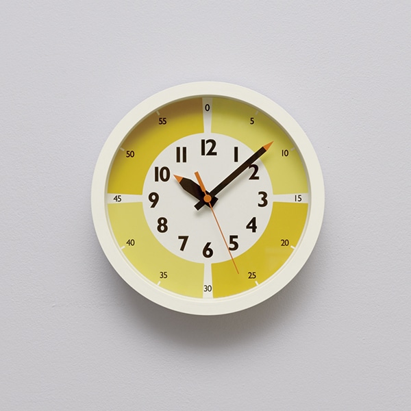 【fun pun clock】YD15-01 YE 掛け時計