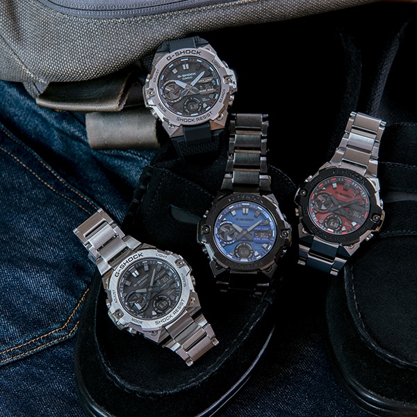 G-SHOCK】G-STEEL GST-B400BD-1A2JF Bluetooth搭載 タフソーラー ...