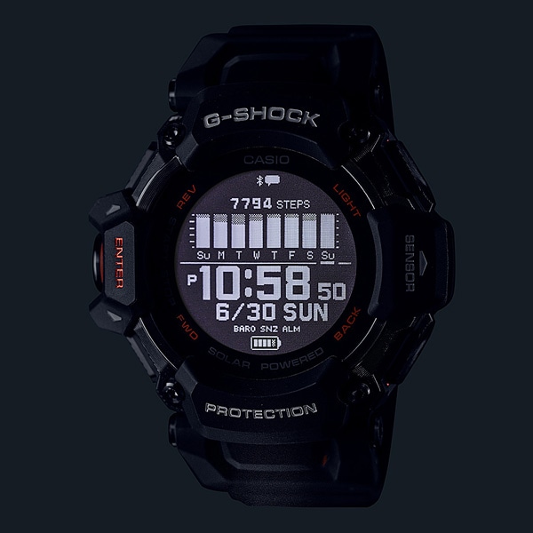 G-SHOCK》G-SQUAD GBD-H2000-1AJR スマートフォンリンク ソーラー ユニ ...