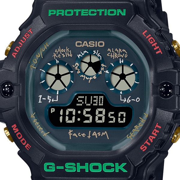 【G-SHOCK】DW-5900FA-1JR クオーツ FACETASM コラボレーションモデル