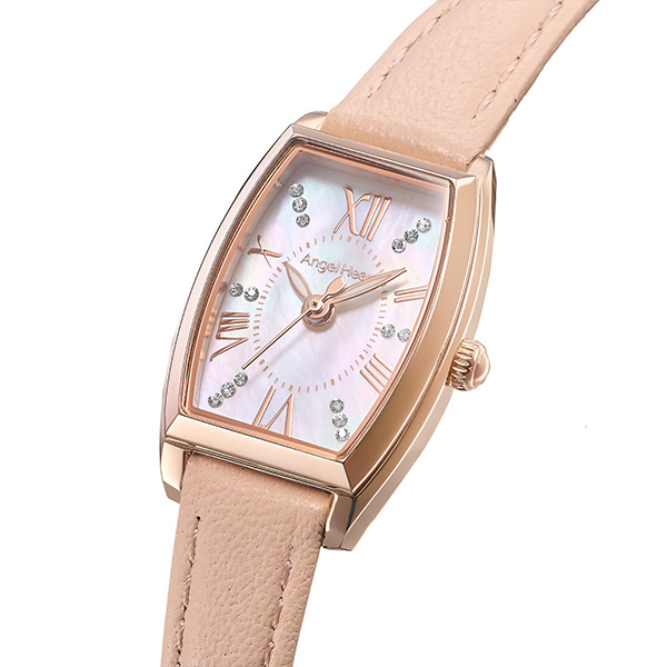 ピンクゴールド/レザー