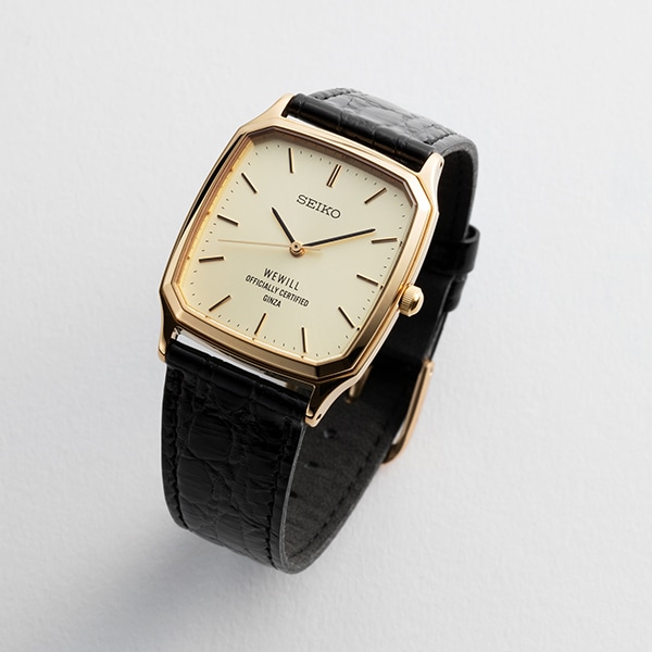 SEIKO×WEWILL セイコー×ウィーウィル SZLJ196 数量限定モデル スクエア クォーツ 腕時計 メンズ