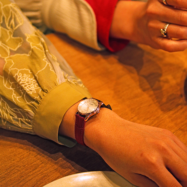 ブラウン×ピンクゴールド/レディース