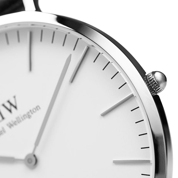 [Daniel Wellington]ダニエル・ウェリントン CLASSIC BRISTOL 40mm Silver White 腕時計