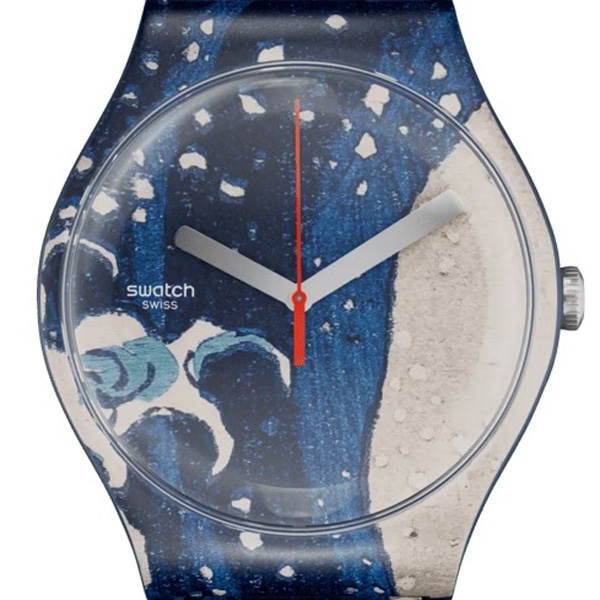 SWATCH》THE GREAT WAVE BY HOKUSAI & ASTROLABE SUOZ351 クオーツ 
