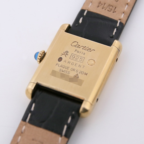 CARTIER】ヴィンテージ カルティエ マストタンク SM ヴェルメイユ 手 CARTIER】ヴィンテージ カルティエ マストタンク SM ヴェルメイユ 手
