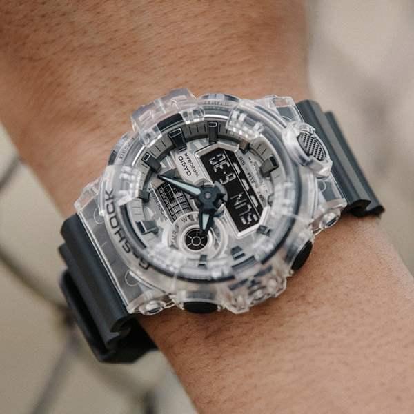 G-SHOCK》カモフラージュ・スケルトン GA-700SKC-1AJF アナデジ