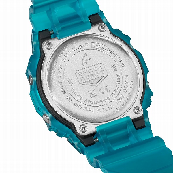 50％OFF】 CASIO DW-B5600G-2JF 綺麗なターコイズグラデーションです 腕時計(デジタル)