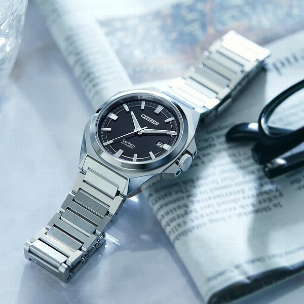 シチズン CITIZEN 腕時計 メンズ NB6010-81E シリーズエイト 831 メカニカル Series 8 831 Mechanical 自動巻き（951/手巻き付） ブラックxシルバー アナログ表示
