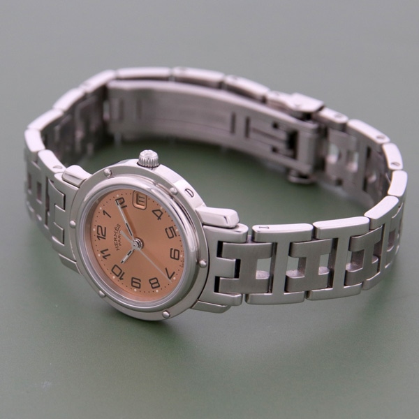 25ケースサイズ横エルメス クリッパー SS   レディース 腕時計