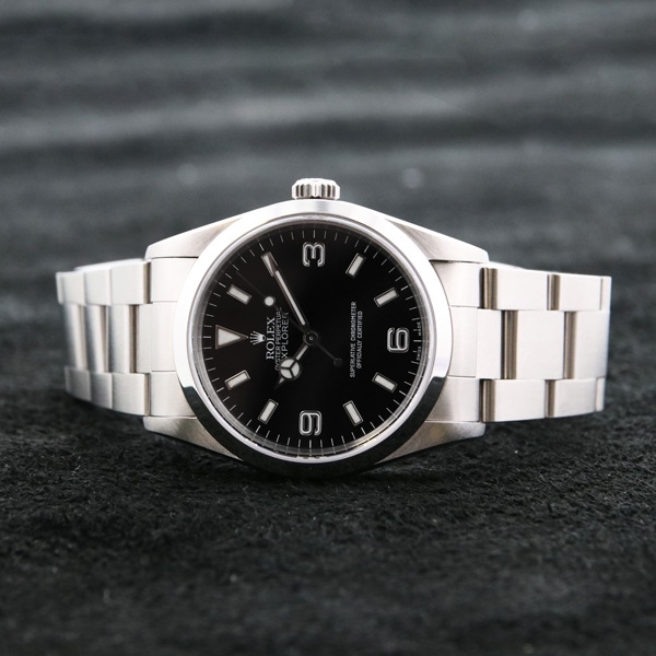 ROLEX】ロレックス エクスプローラーⅠ Ref.14270 黒文字盤 自動巻 