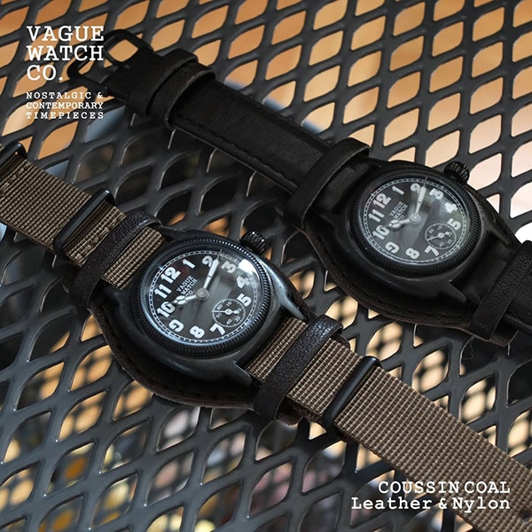 【VAGUE WATCH Co.】Coussin MIL CO-L-007-09BK クォーツ メンズ