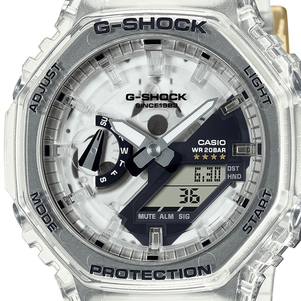 【G-SHOCK】「G-SHOCK 40th Anniversary Clear Remix」シリーズ GA-2140RX-7AJR クオーツ ユニセックス