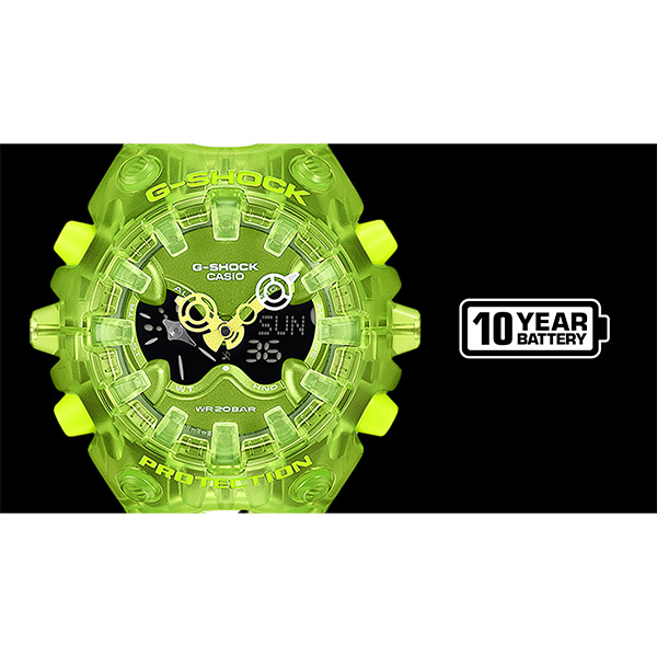 ライムグリーン/スケルトン