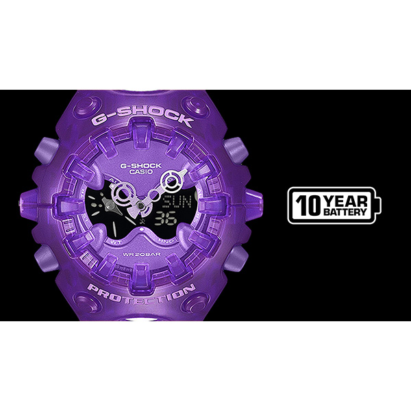 パープル/スケルトン