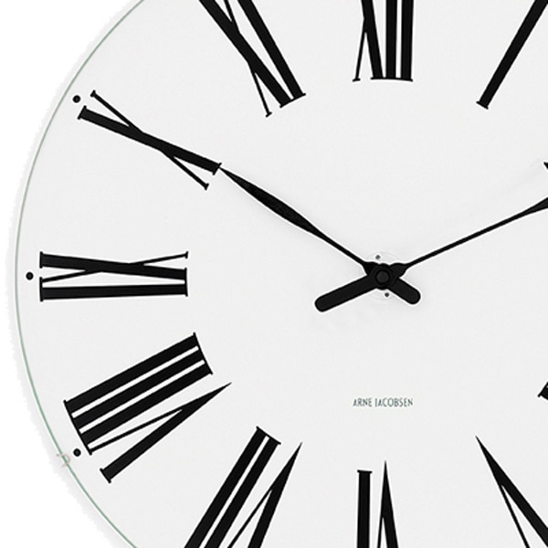 【ARNE JACOBSEN】ROMAN ローマン 43652 径48cm 掛け時計
