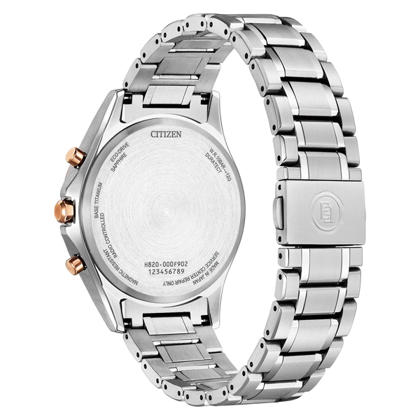 シチズン CITIZEN 腕時計 メンズ AT9134-68W エクシード エコ・ドライブ電波時計 45周年記念 ペアモデル EXCEED エコ・ドライブ電波（H820） ホワイト/ホワイトシェルxシルバー アナログ表示