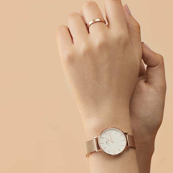 Daniel Wellington]PETITE MELROSE DW00100163 ROSE White レディース ...