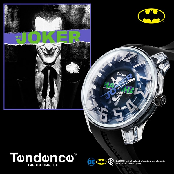 【Tendence】DC BATMAN Collection KingDome THE JOKER バットマンコラボレーション ジョーカー TY023016 数量100本限定 クォーツ メンズ