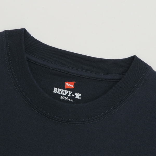 【Hanes】 BEEFY-T ビーフィーTシャツ ネイビー XLサイズ H5180