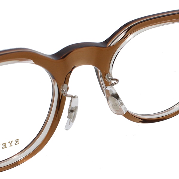 【EYEVAN】 Lubin（44）-RX ルビン BR CRL（BROWN CRYSTAL） メガネ 44サイズ