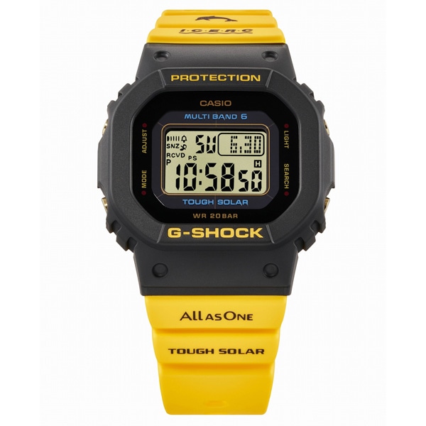 【G-SHOCK】Love The Sea And The Earth イルカ・クジラ GMD-W5600K-9JR タフソーラー イエロー