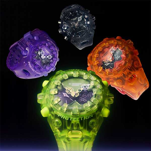 パープル/スケルトン