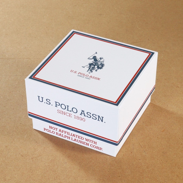 【U.S.POLO ASSN.】CLASSICO US-14WHBK クォーツ レディース