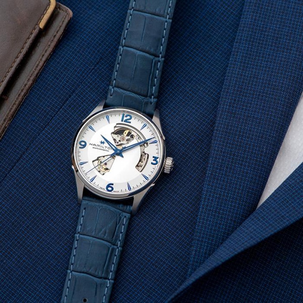 ホワイト(ネイビーレザー)