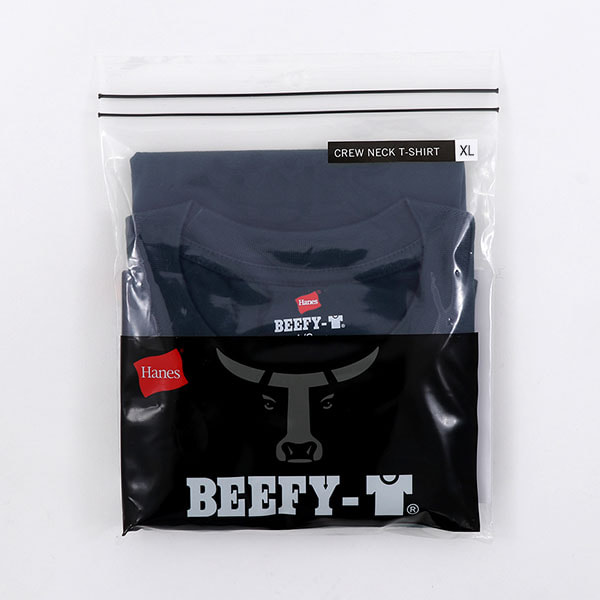 【Hanes】 BEEFY-T ビーフィーTシャツ ネイビー XLサイズ H5180