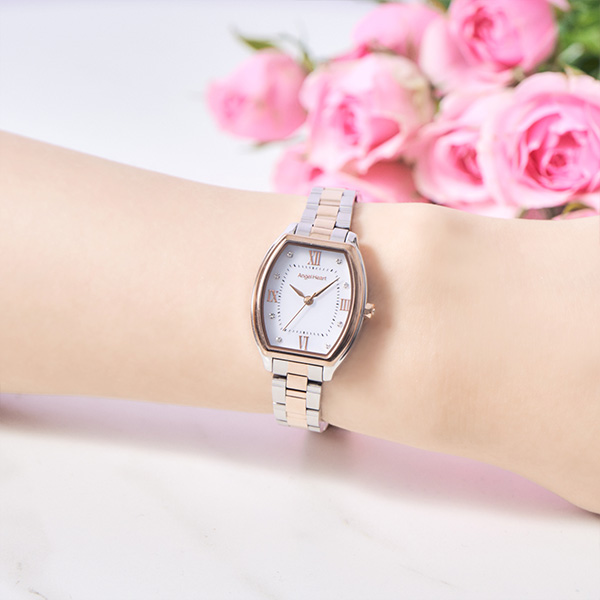 ピンクゴールド/シルバー