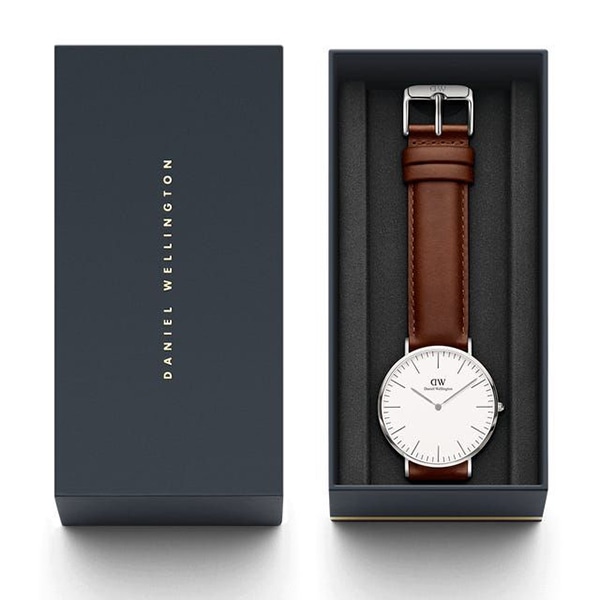 【Daniel Wellington】CLASSIC ST MAWES DW00100021 Silver White メンズ