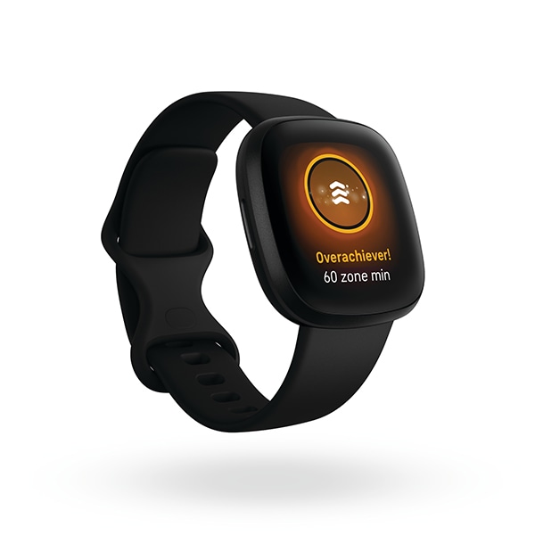 Fitbit]Versa3 FB511BKBK フィットネス GPS搭載スマートウォッチ ...