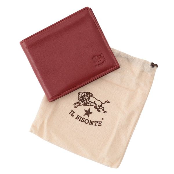 Il Bisonte イルビゾンテ 二つ折り 財布 ルビー レッド C0817 P Ruby Red Collectors バッグと財布の通販サイト ヌーヴ エイオンラインストア