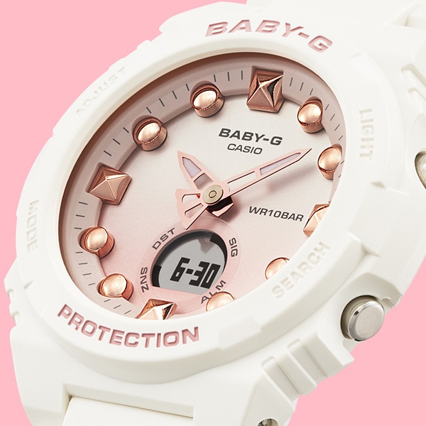CASIO Baby-G レディース WHITE 腕時計