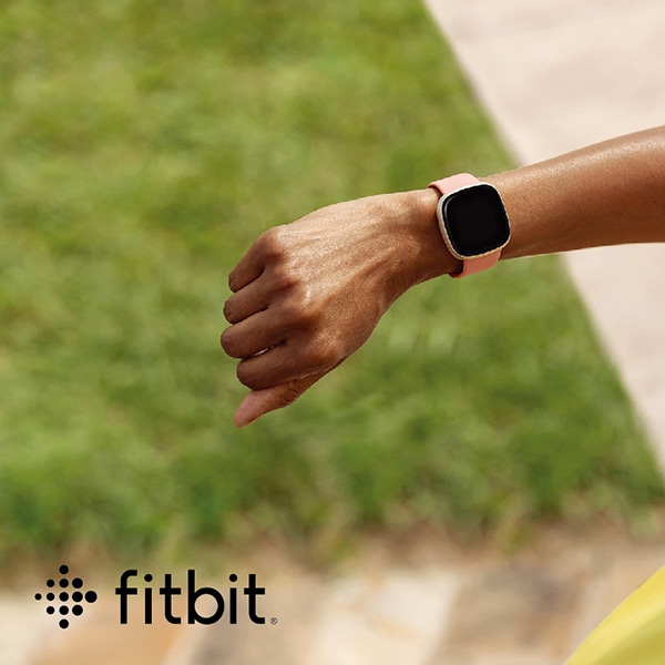 Fitbit】 Versa3 FB511GLPK フィットネス GPS搭載スマートウォッチ 