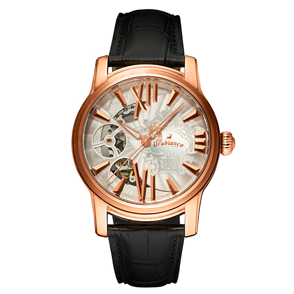 ピンクゴールド/レザー