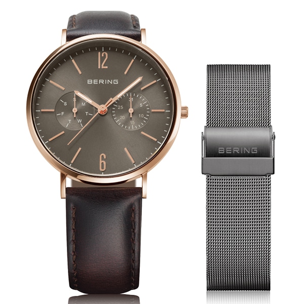 グレー×ローズゴールド