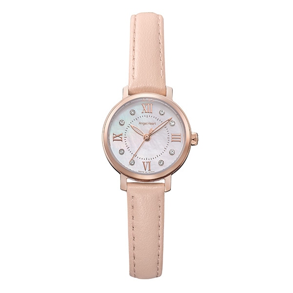 ピンクゴールド/レザー