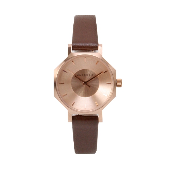 ピンクゴールド/レザー