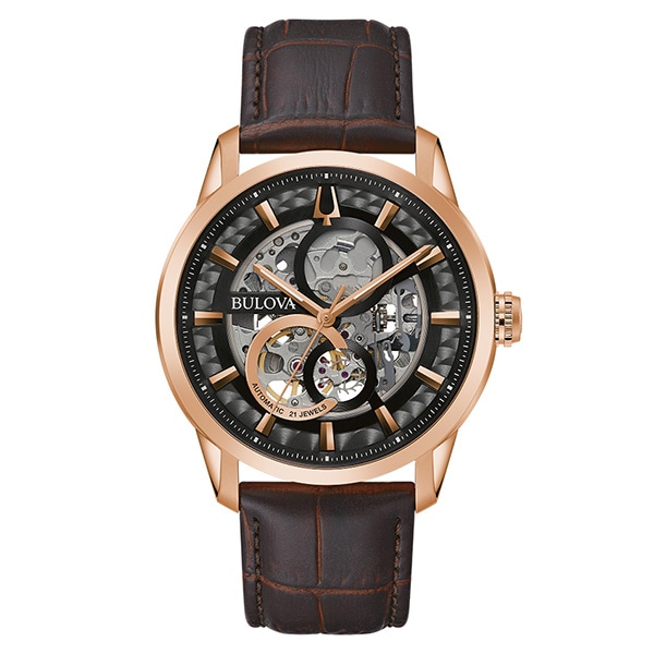 ダークブラウン×ピンクゴールド