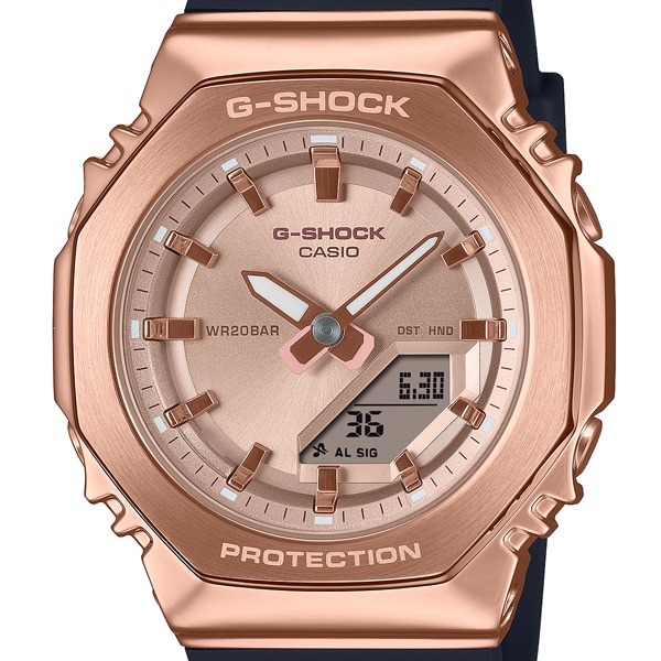 ピンクゴールド×ブラック