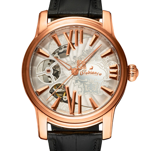 ピンクゴールド/レザー