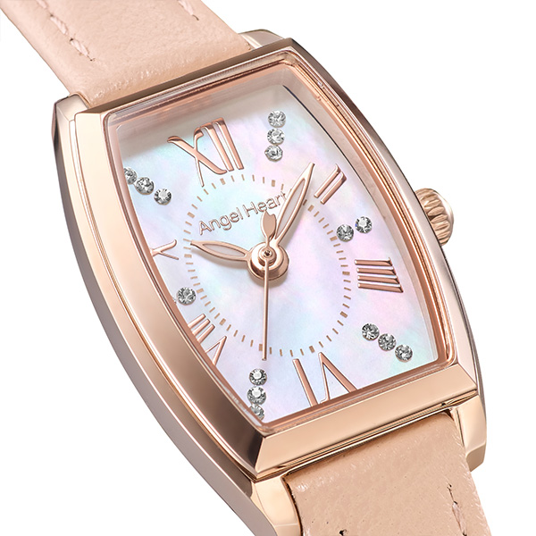 ピンクゴールド/レザー