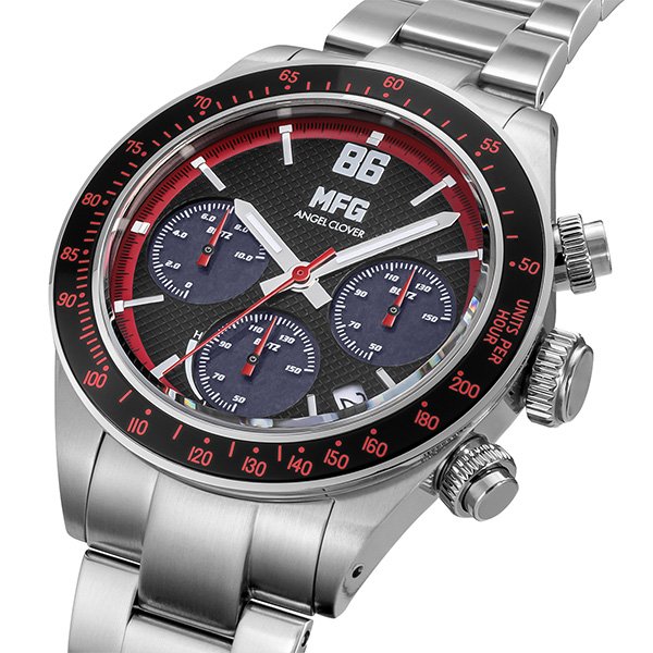 シルバー/レッド